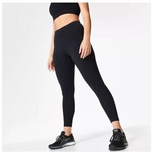 Sweaty Betty Women's Shine High Waisted 7/8 Leggings Workout Gym Black Size XL